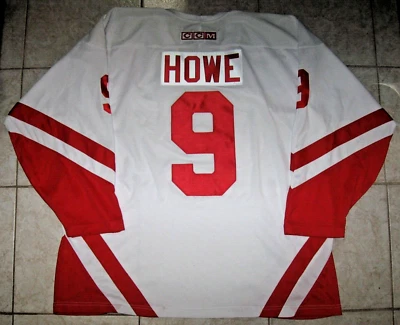 #9 Gordie HOWE Detroit RED WINGS Off. Lic. Camiseta CCM, talla XL para hombre Foto 1 de 2