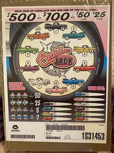 Game Cadillac Jack Pull Tabs - Picture 1 of 2