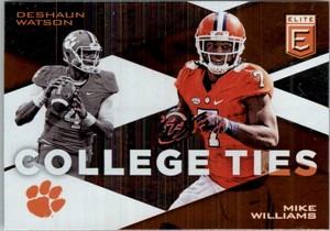 2017 Elite Draft Picks College Ties #5 Deshaun Watson Mike Williams