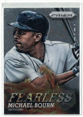 2013 Panini Prizm Baseball Card Michael Bourn Houston Astros #F13 - Image 1 of 2