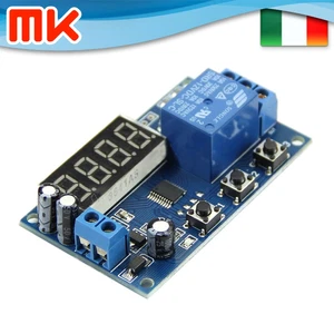 TM041 - Timer 12V 0.1sec - 9999min multifunzione programmabile temporizzatore - Foto 1 di 1