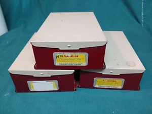 ONE Vintage Kodak Kodaslide Scomparto File Rosso Slide Storage Tip-Out Scatola Metallo - Foto 1 di 2
