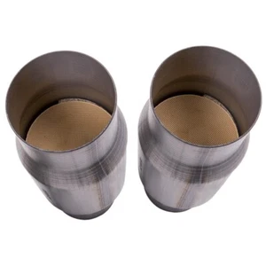 Par de convertidores catalíticos 3" entrada/salida 11" longitud para Chevrolet Ford 410300 - Imagen 1 de 12