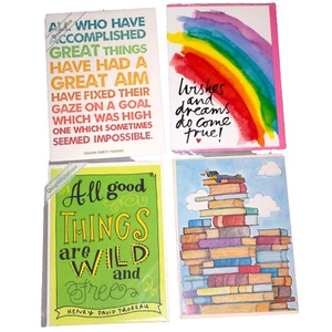 4 NEW Congratulations Graduate Graduation Cards with Envelopes - Picture 1 of 9