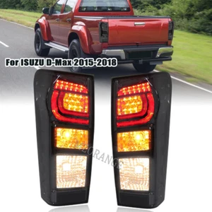 2PCS Smoked Rear Tail Light Brake Lamps For Isuzu DMax D-Max Ute 2015-2018 UK - Picture 1 of 12