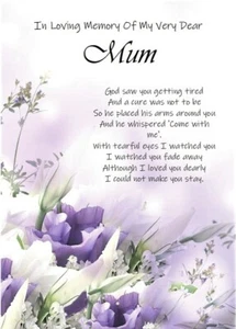 In Erinnerung an meine sehr liebe Mutter Sympathie Beileid Trauer Verlust Erinnerungen - Bild 1 von 4