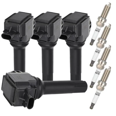 4× Ignition Coils & 4× Spark Plugs Fit For 2013-2014 Scion FR-S Subaru BRZ 2.0L - Image 1 of 4