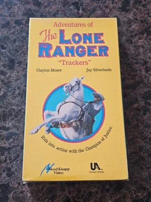 BRAND NEW The Lone Ranger Trackers (VHS; 1989) Clayton Moore RARE Sealed OOP - Image 1 of 4