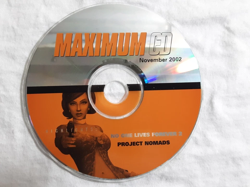 No One Lives Forever2, Project Nomads game demo MaximumCD Nov 2002 FREE SHIPPING - Image 1 of 1