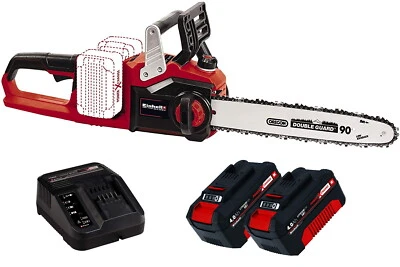 Einhell GE-LC 36/35 Li-Solo Akku-Kettensäge + 2 x 4,0 Ah Akku + Ladegerät - NEU - Bild 1 von 4