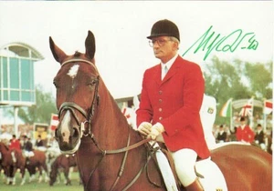 Autogramm Hans Günter WINKLER 5 x Olympiasieger (2018 †) Karte 1986 col GRÜN xyz - Bild 1 von 1