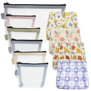 10 pcs Mini Zipper Pouch Small Zipper Pouch Clear Zipper Pouch Mini Mesh Pouc... - Picture 1 of 7
