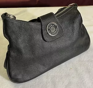 Harley Davidson Authentic Black Leather Purse - Picture 1 of 12