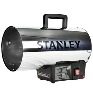 Stanley 60000BTU Forced Air Propane Outdoor Space Heater with Push-Button Igniti - Picture 1 of 4