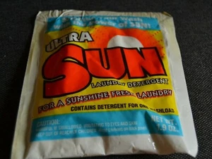 Paquete vintage PROMOCIÓN Lavandería ULTRA SUN DETERGENTES DE HUMEDAD DE LOTE ANTIGUO - Imagen 1 de 2