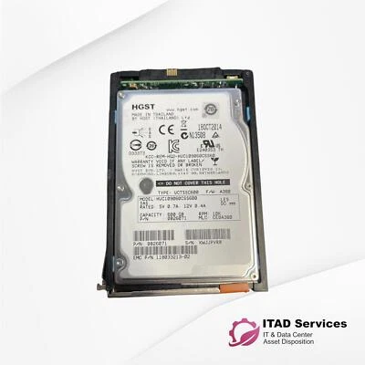 HITACHI HUC109060CSS600 600GB 2.5" SAS 10K Hard Drive w/CADDY - TESTED B GRADE - Image 1 of 3