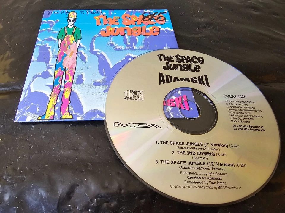 ADAMSKI - THE SPACE JUNGLE (1990) CDS (MCA): NR MINT - Image 1 of 1