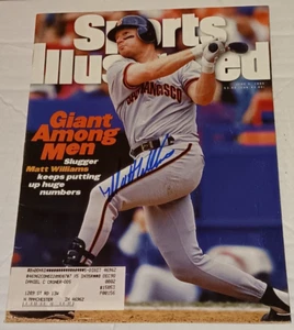 Matt Williams San Francisco Giants SIGNED AUTOGRAPHED Sports Illustrated SI COA - Picture 1 of 1
