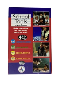 4 CD ROM School Tools For Your Classroom Windows y Macintosh NUEVO - Imagen 1 de 6