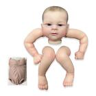19 pouces Reborn bébé fini poupée tout-petit kit vinyle corps blanc peint en douceur avec yeux