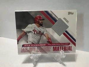 2024 Topps Serie 1 MLB Kyle Schwarber Material Significativo Reliquia PHILLIES - Imagen 1 de 1