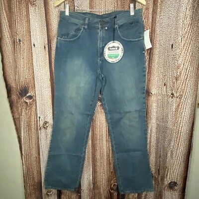 "Pantalones de mezclilla Hurley para niños jóvenes azul explosivo medio talla 18 nuevos con etiquetas 32 X 29,5""" Foto 1 de 4