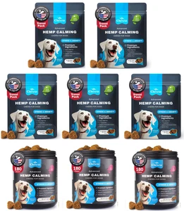 5 Hemp Сalming Сhews for Dogs Anxiety Relief Anxiety Relief for Dogs Dog Chewia - Picture 1 of 1
