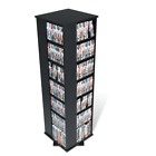  Media Storage DVD Rack Black Shelf Organizer Tower Stand Cabinet Holder Game