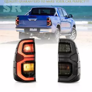 For 2015-2025 Toyota Hilux Vigo /Revo/SR LED Smoked Tail Lights Rear brake light - Foto 1 di 10