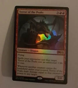 Terror of the Peaks Foil NM/M Core Set 2021 M21 Magic the Gathering MTG - Picture 1 of 2
