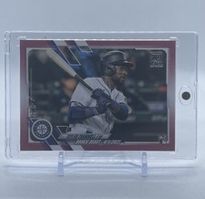 Taylor Trammell /50 2021 Topps Update Rookie Debut Mother’s Day Hot Pink RC