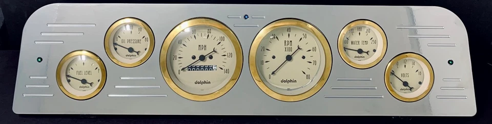 GMC Truck 1966 calibre 6 tablero juego de inserción Billet aluminio PC Foto 1 de 4