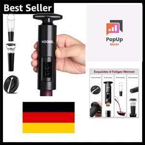 Wine Bottle Opener Set, 4-in-1 Wine Opener Set, Professional Corkscrew for Wi... - Bild 1 von 1