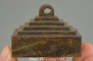 1,5 '' China Reine Bronze Dynastie Palast Siegel Stempel Siegel Anhänger Statue