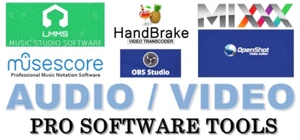 AUDIO / VIDEO PROFESSIONELLE SOFTWARE TOOLS - GEBÜNDELTE SOFTWARE - DVD - Bild 1 von 9