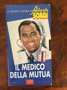 VHS Film Il medico della mutua Il grande cinema di Alberto Sordi Fabbri Video - Picture 1 of 1