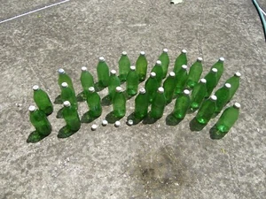30 Vintage 1976 Bicentennial 7 UP 16 oz Glass Bottles Embossed Eagle Flag Bell+ - Picture 1 of 7