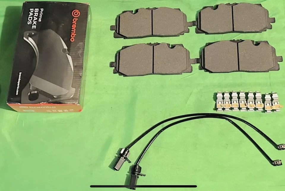 Pastillas y sensores de freno delanteros Brembo para Audi S4 A5 S5 A5 2018+ con rotores de 350 mm Foto 1 de 1