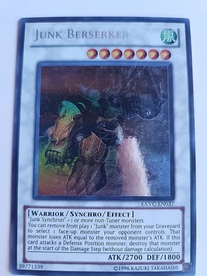Yugioh Junk Berserker (Ghost Rare) EXVC-EN037 Unlimited #Y19 - Image 1 of 4