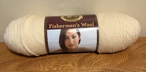 Lion Brandy Yarn Fishermen's Wool 8 oz. 465 Yards 100% Wool Color Natural - Bild 1 von 4