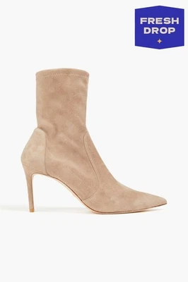PVP €650 STUART WEITZMAN Gamuza Cuero Botines US9.5 UK7 EU40 Pull On Foto 1 de 4