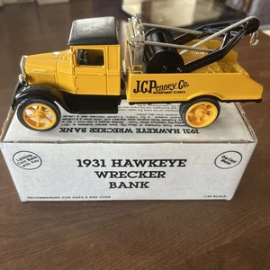 1991 Ertl Coin Bank - 1931 Hawkeye Wrecker - J. C. PENNEY CO DEPARTMENT STORES - Picture 1 of 5
