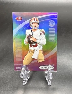 2024 DOWNTOWN Bound Silver Panini Prizm DECA Brock Purdy #22 49ers - Picture 1 of 2