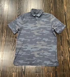 Travis Mathew Golf Poloshirt Herren Large blau grau Pima Baumwolle Polyester �� - Bild 1 von 4