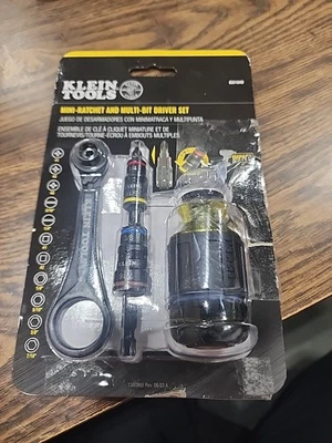 Klein Tools 85515HD Flip Socket, Mini Ratchet and Multi-Bit Driver Set, 3-Piece - Image 1 of 2