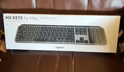 Logitech MX Keys Mac Wireless Membrane Keyboard (920-009552) NEW - OPEN BOX - Image 1 of 4