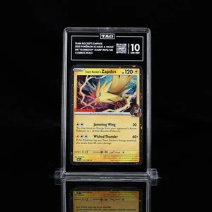 Team Rocket’s Zapdos #070 TAG 10 GEM MINT Pokémon Destined Rivals 2025 - Bild 1 von 2
