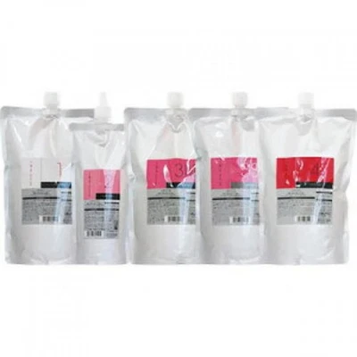 Lebel IAU Cell Care Set 1 2 3S 3M 4 Refill 5-Step Salon Treatment Japan New - Image 1 of 4