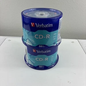 VERBATIM 50 CD-R CDR 700MB 52X LOT DE 2 broches 80min disque multimédia 94691 - Photo 1/9