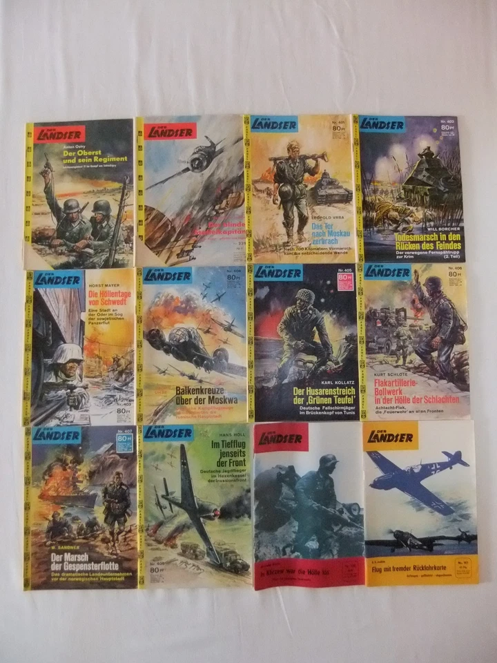Der Landser, 12 alte Hefte, guter Zustand, siehe Bild - Bild 1 von 1